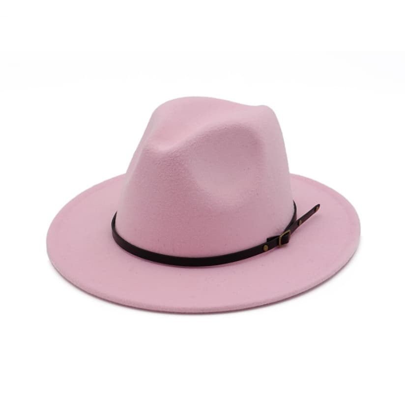 Chapeau haut-de-forme pour femmes - chapeau élégant unisexe - Pink