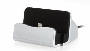 Chargeurs de base universel compatible avec téléphone Apple - Apple Silver