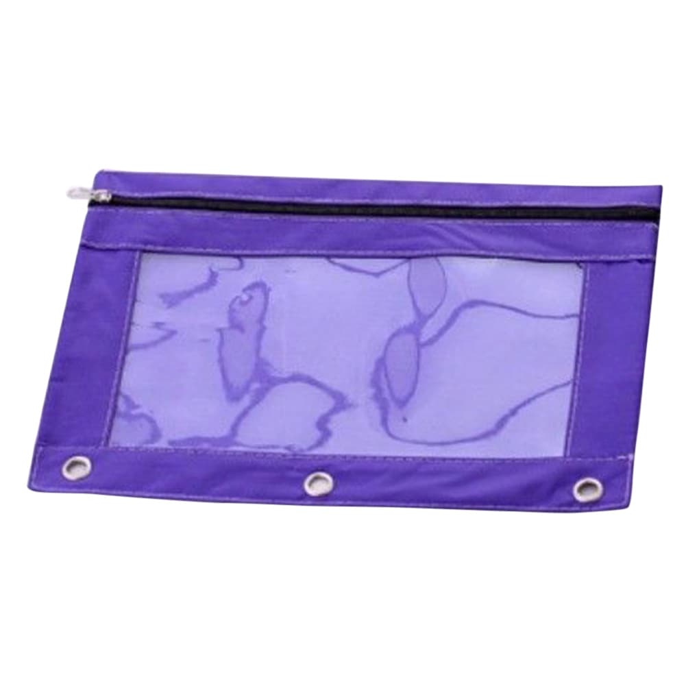Trousses Oxford à oeuillets en tissu - Purple