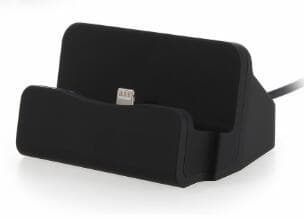 Chargeurs de base universel compatible avec téléphone Apple - Android black