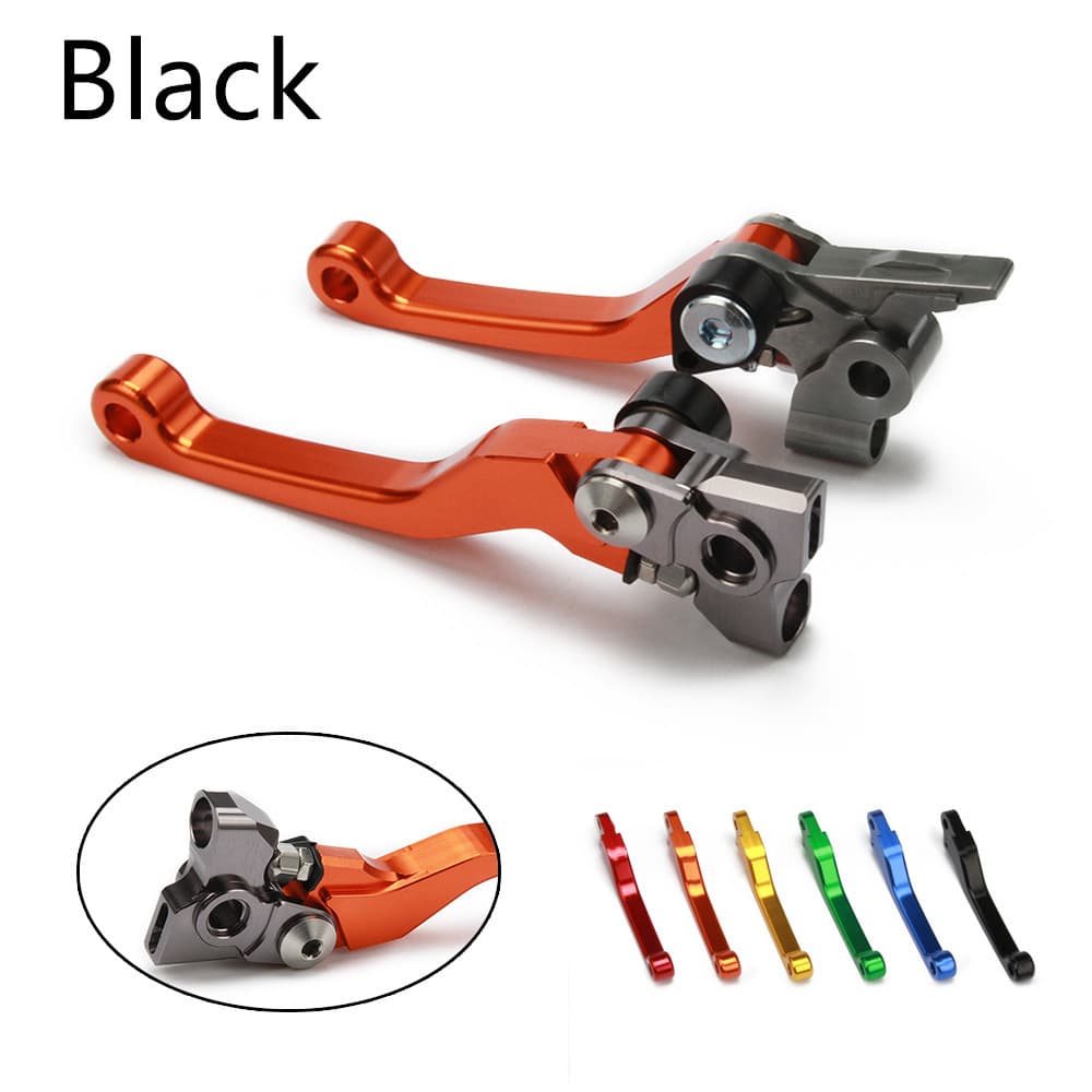 Leviers de freins modifiés pour motos de qualités supérieur - Black