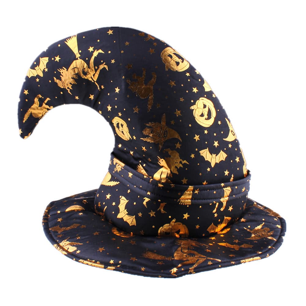 Chapeaux de sorcières/ magiciennes Halloween - Curved angle witch hat