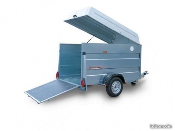 REMORQUE FOURGON CRESCI PT6F PTAC 750 KG