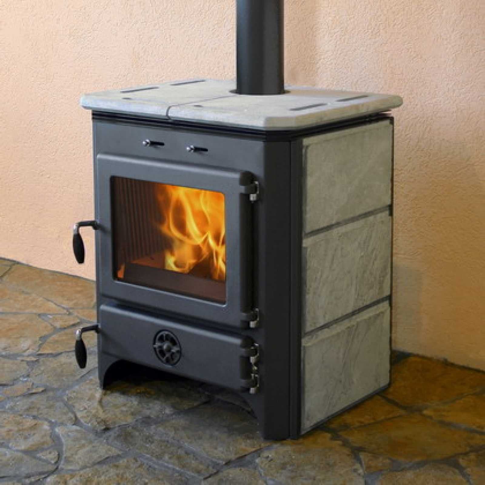 Poêle à Bois/Charbon Vulkan 21kW
