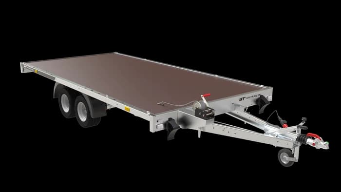 Remorque plate basculante 400×200 UNIPLAT 4020S P 2700 kg