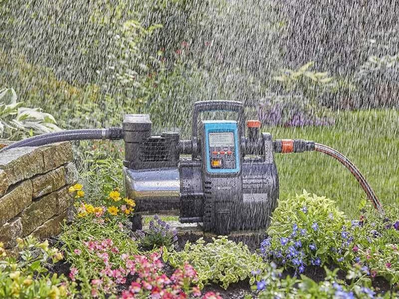 Pompe électrique automatique Gardena 6000/6E LCD Inox – 1300 W