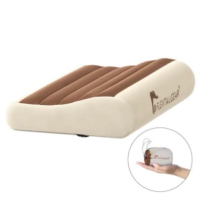 Oreillers - Flextail | Zero Pillow-b - Oreiller Gonflable De Camping Marron