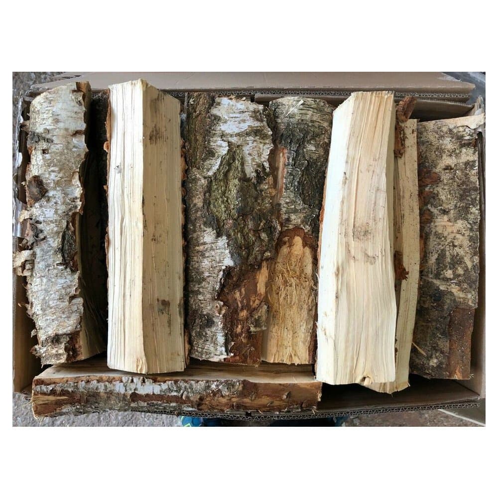 240 KG Birke Feuerholz Brennholz Kaminholz Holz trocken 25 cm lang