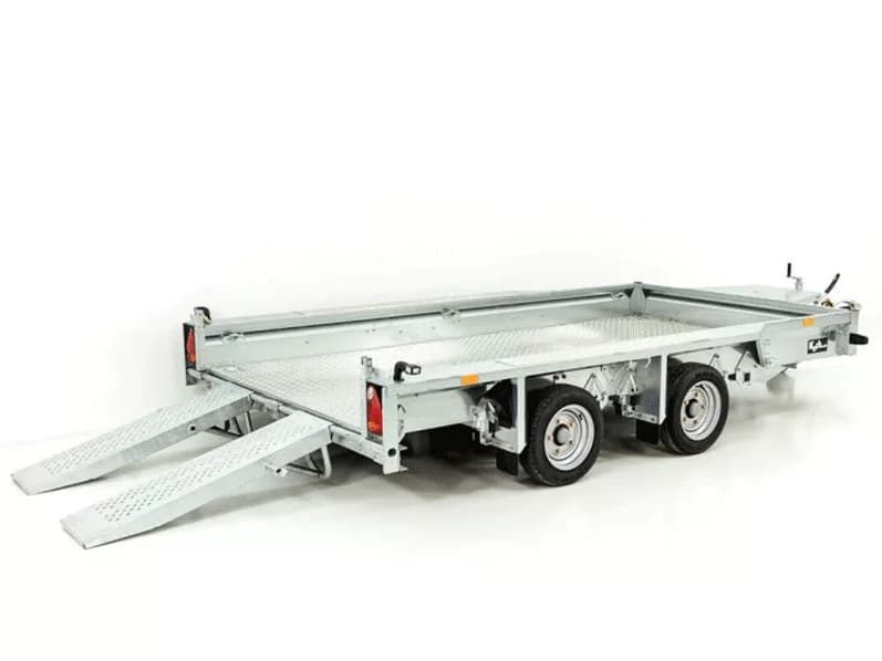 Ifor Williams Baumaschinenanhänger GX126 3,5t|Skids|Alu