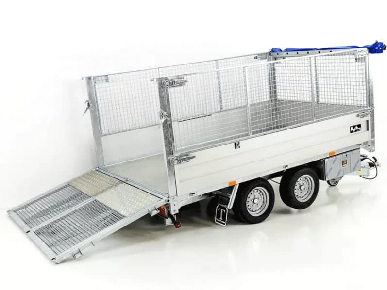 Twintrailer Multi-Heckkipper TT30-30 3,0t|120cm|Tandem|Netz