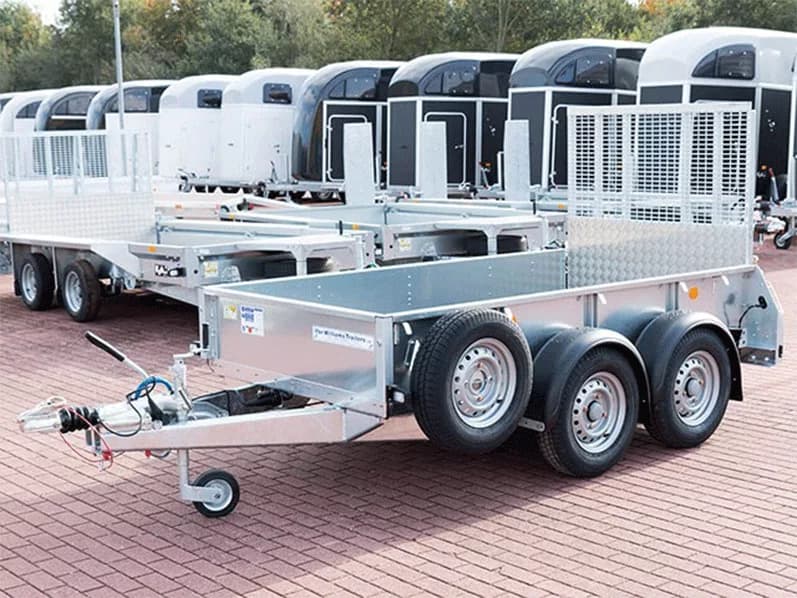 Ifor Williams Baumaschinenanhänger GD 85 158×250 2,7t|Rampe