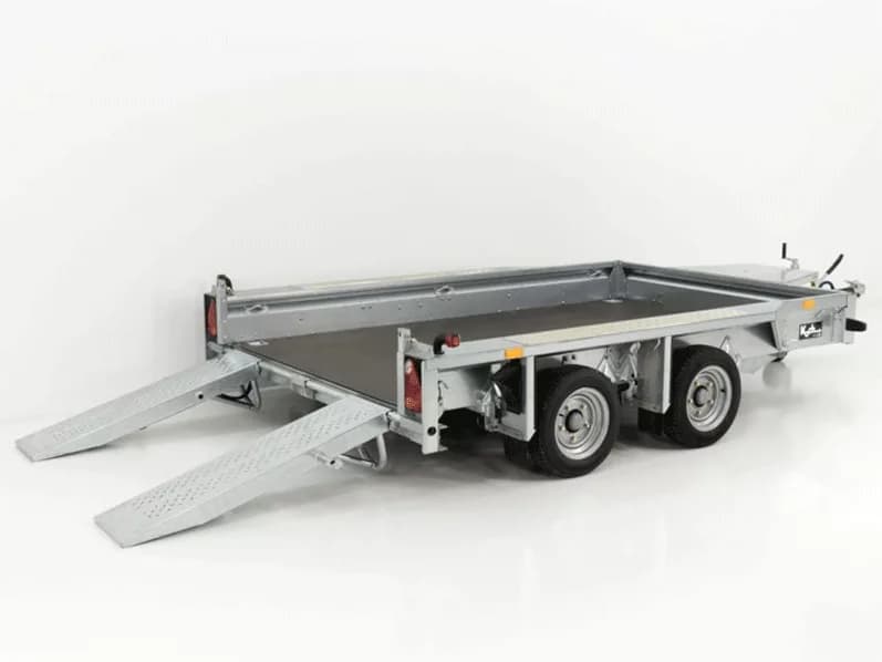 Ifor Williams Baumaschinenanhänger GX105 HD 3,5t|Auffahrschienen