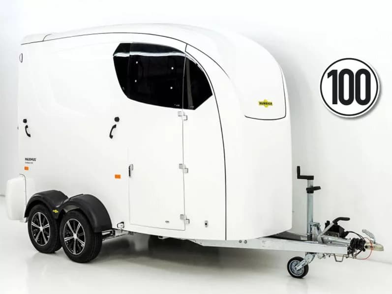 Humbaur Pferdeanhänger Maximus 2700 S|weiß|Schraubfederfahrwerk