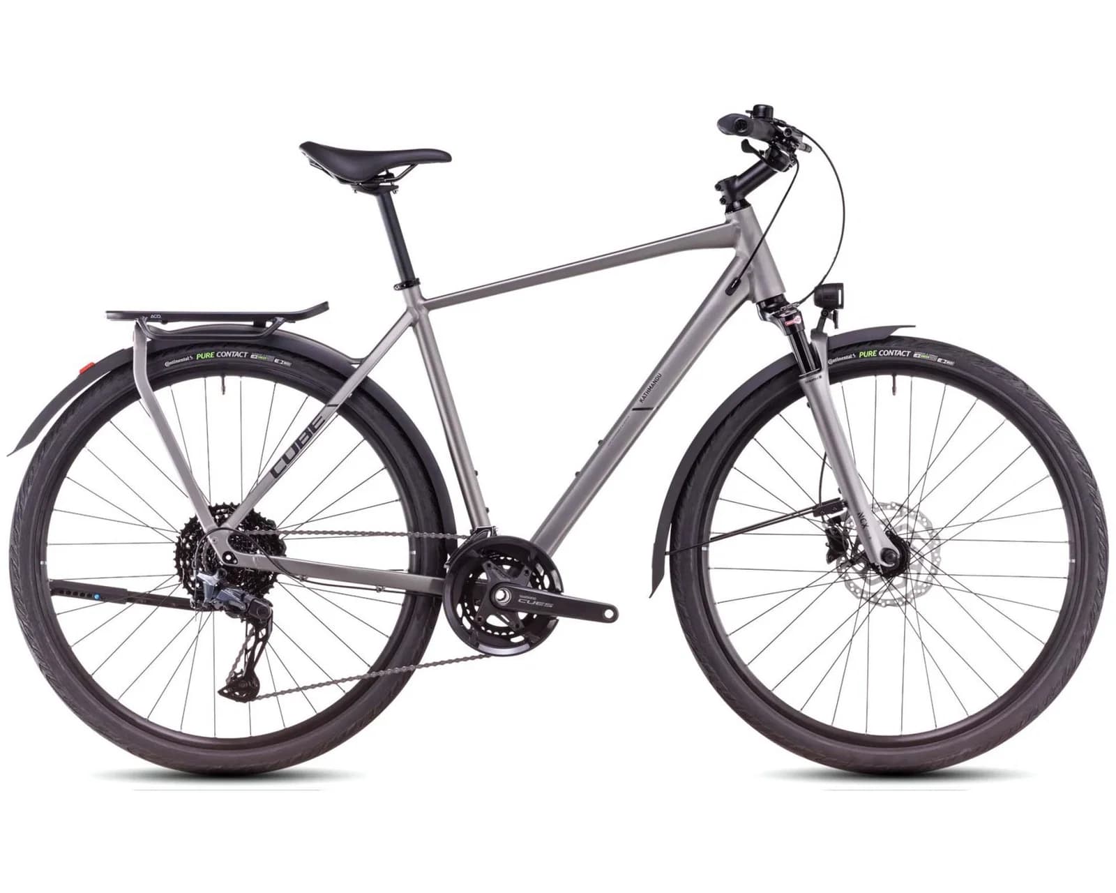 Kathmandu EXC – Trekkingrad 2026 | grau/schwarz, 28 Zoll – Größe S
