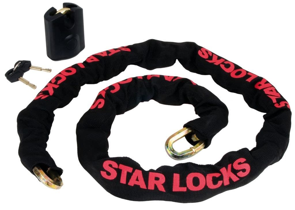 Antivol Chaine 1.5m et Cadenas Star Locks ROCPAD15 list: Noir|Noir