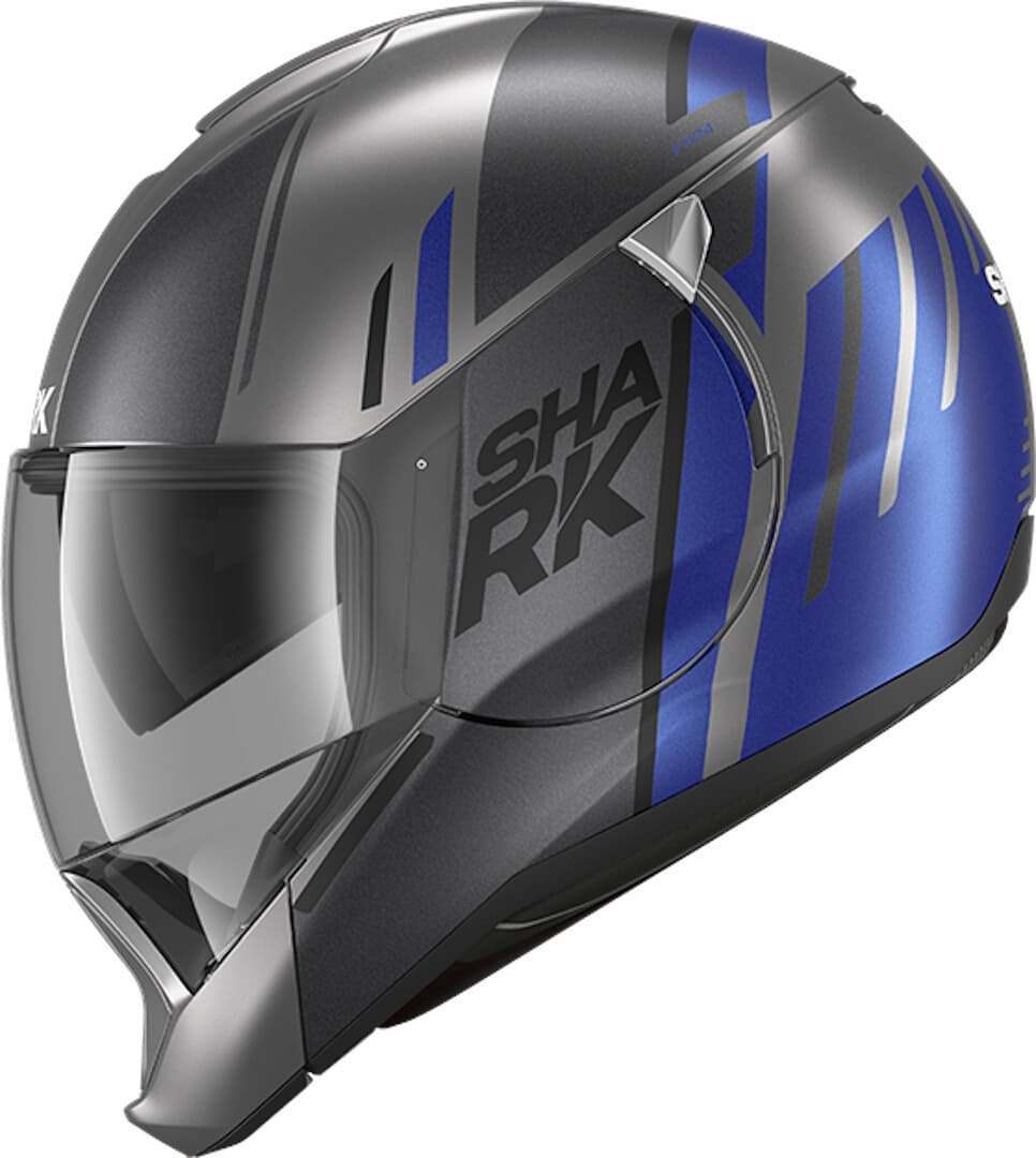 Casque Shark Evojet Vyda list: Bleu / Anthracite|Noir|Gris|Rouge|Jaune|Bleu|Multicolore