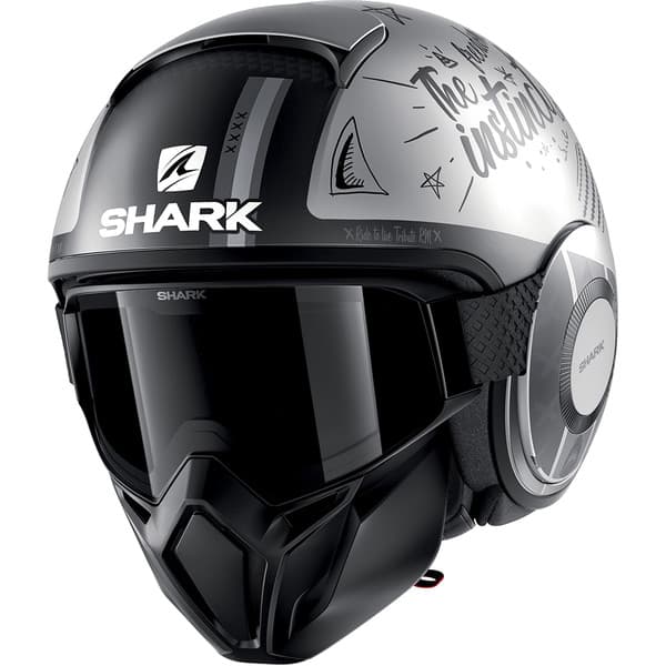 Casque Shark Street Drak Tribute list: Anthracite / Gris|Noir|Blanc|Gris|Rouge|Jaune|Bleu|Multicolore