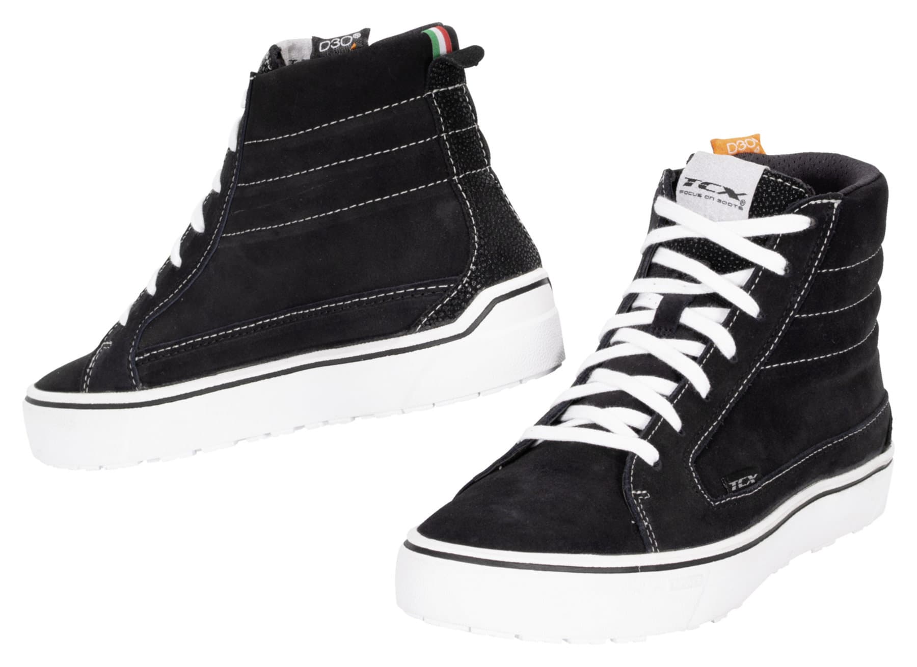 Baskets moto femme TCX Street 3 WP list: Noir|Noir