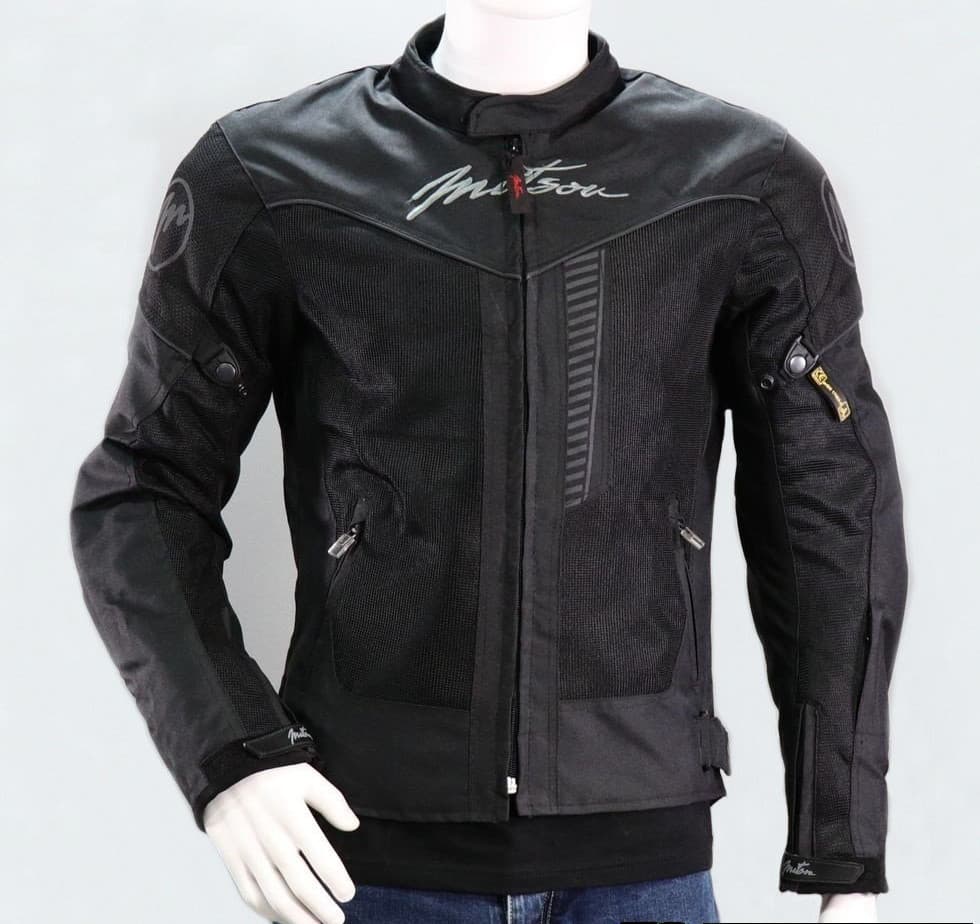 VESTE MOTO TOUTES SAISONS MITSOU VENT list: Noir|Noir