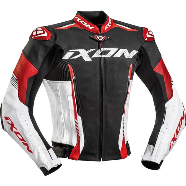 VESTE CUIR IXON VORTEX 2 list: Noir / Rouge|Noir|Blanc|Rouge|Jaune|Multicolore