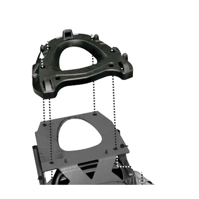 Support Top Case Givi  Kawasaki ZZR 1400 | 2012 à 2021