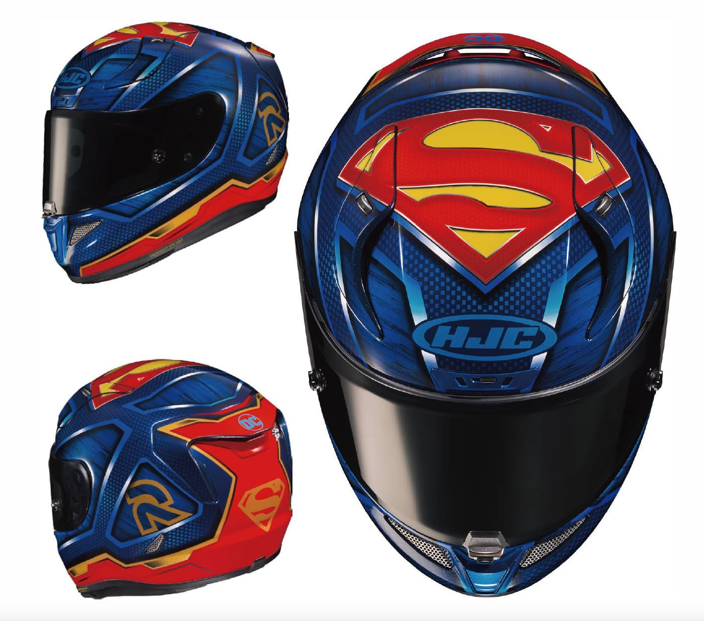 Casque HJC RPHA 11 Superman - Fin de série list: Bleu|Bleu