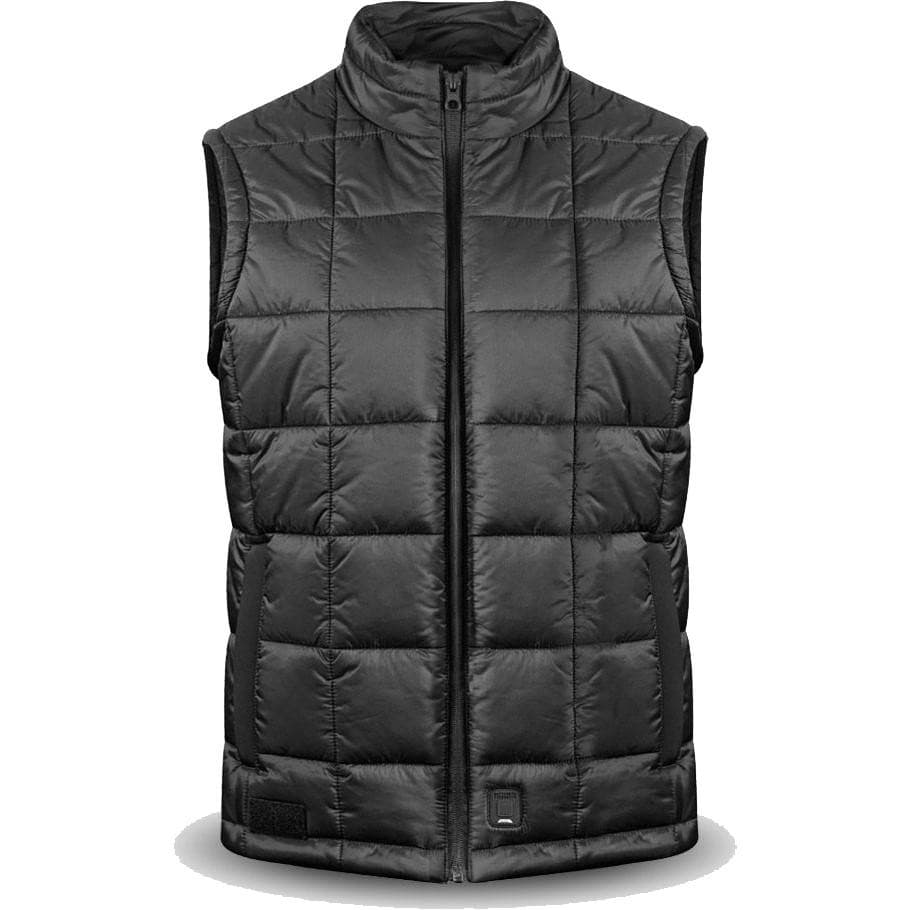 Veste Racer The District | Doudoune Moto Sans Manche Chauffantes list: Noir|Noir