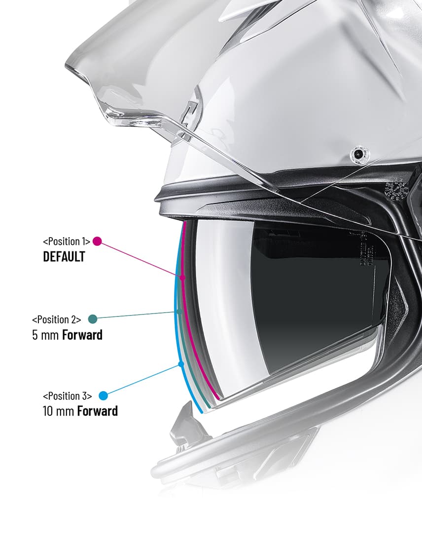 Casque HJC RPHA 71 list: Noir Brillant|Noir|Blanc|Gris|Bleu