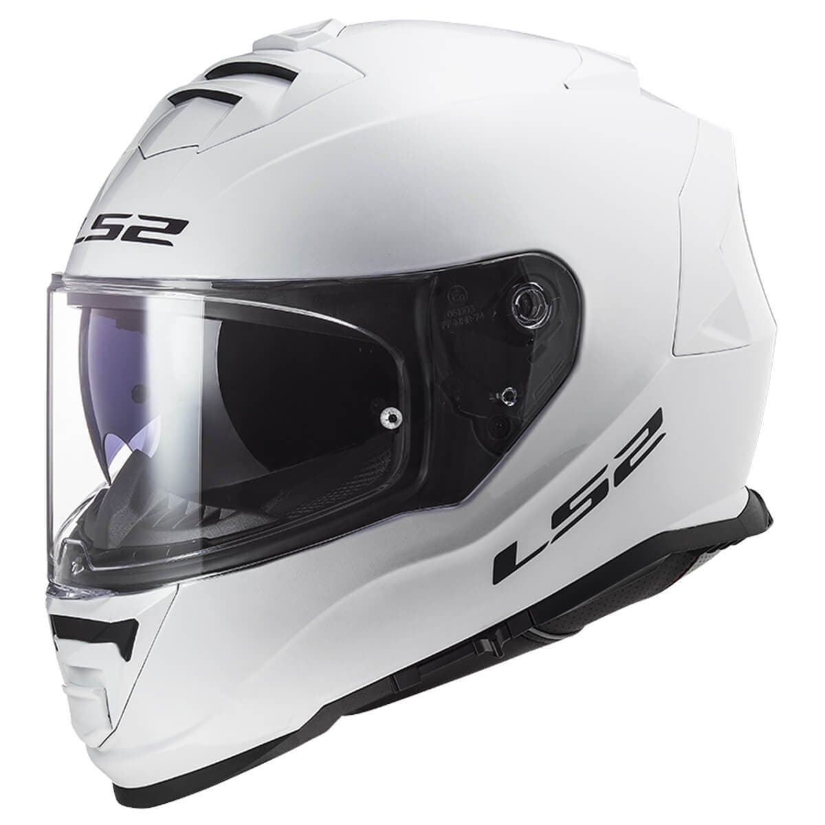 Casque LS2 Storm FF800 list: Blanc|Noir|Blanc|Gris