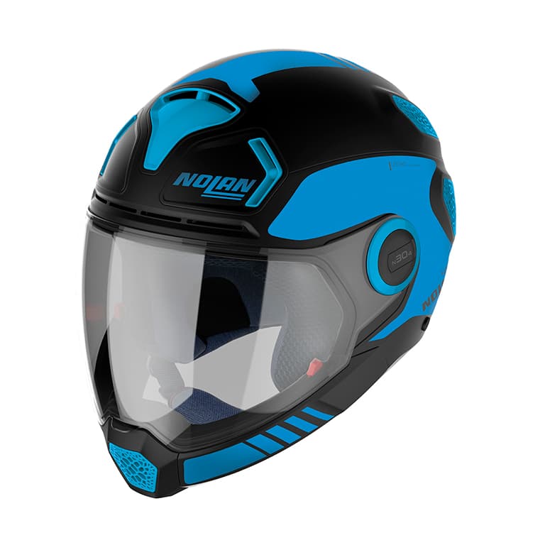 Casque Modulable Nolan N30-4 VP Uncharted list: Noir / Bleu|Noir|Blanc|Gris|Vert|Bleu|Multicolore
