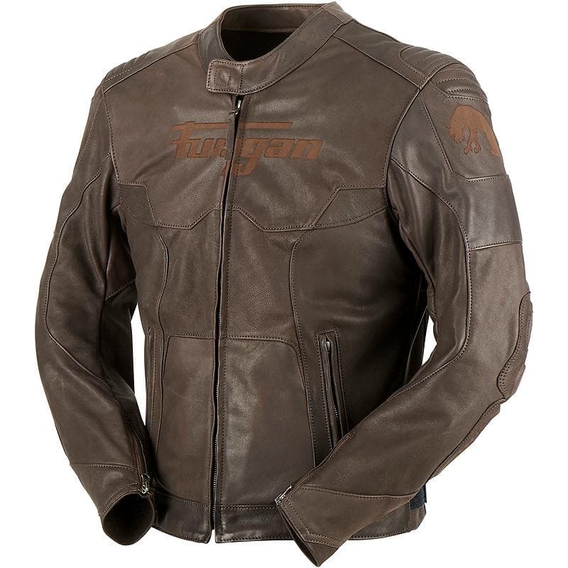 Veste Moto Furygan Stuart en Cuir list: Marron|Marron