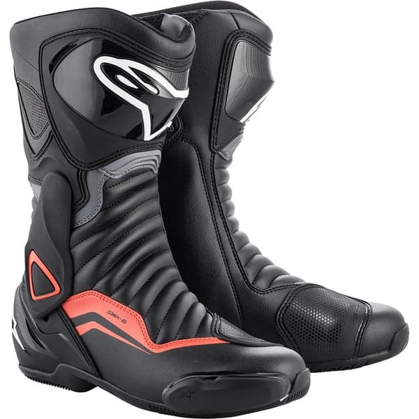 Bottes Moto Alpinestars SMX-6 V2 list: Noir / Rouge Fluo|Noir|Blanc|Gris|Rouge|Jaune|Multicolore