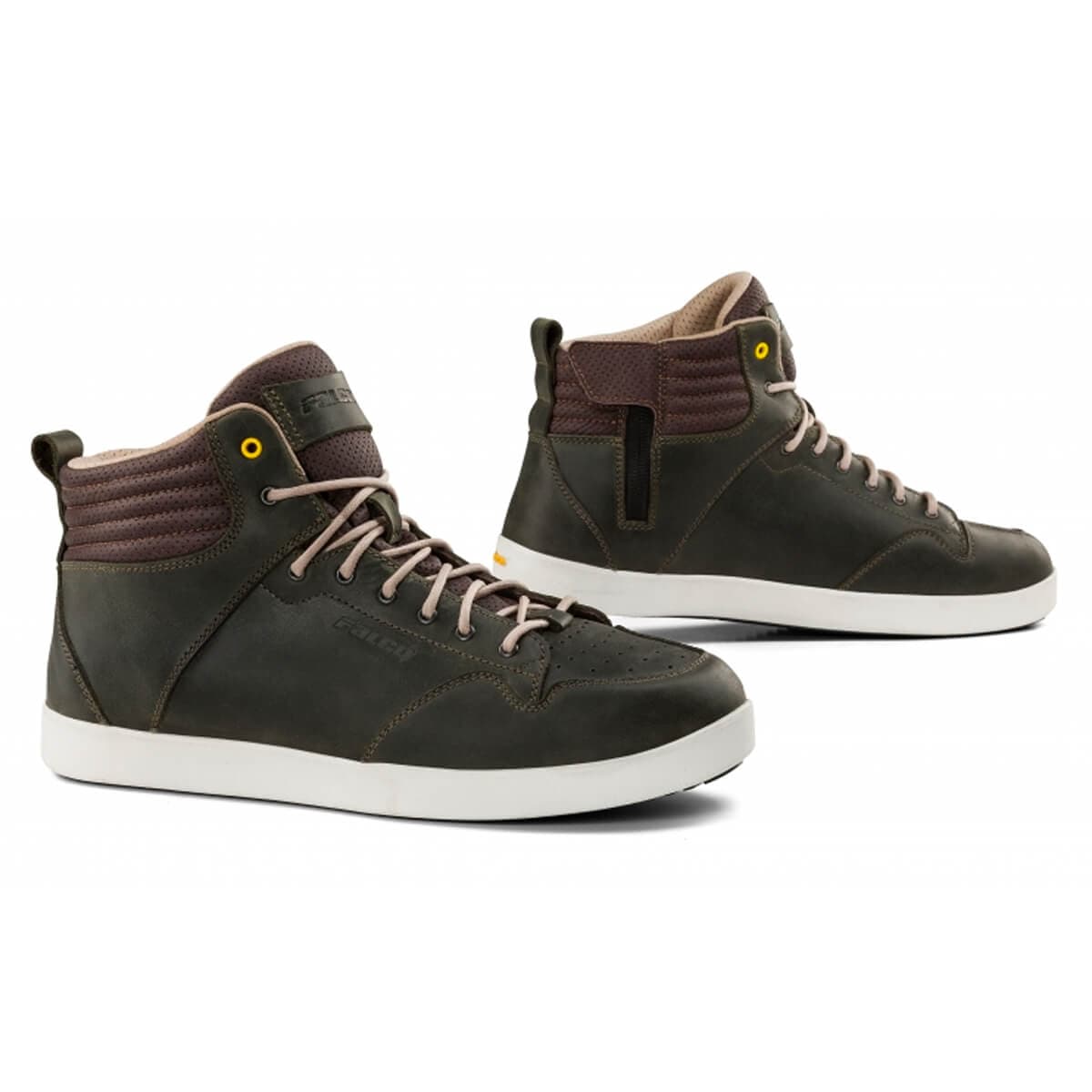 Baskets de moto Falco Tensho list: Vert|Noir|Marron|Vert
