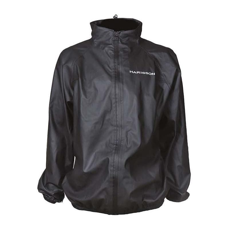 Veste Pluie Moto Harisson SuperFit list: Noir|Noir