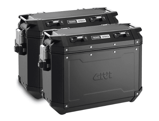 Paire de Valises Latérales Trekker 37 Litres - Noir ou Aluminium list: Noir|Noir|Gris