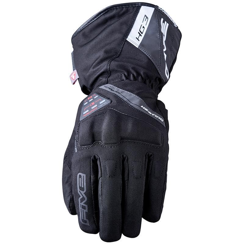 Gants Moto Chauffants Femme Five HG3 Evo Waterproof list: Noir|Noir