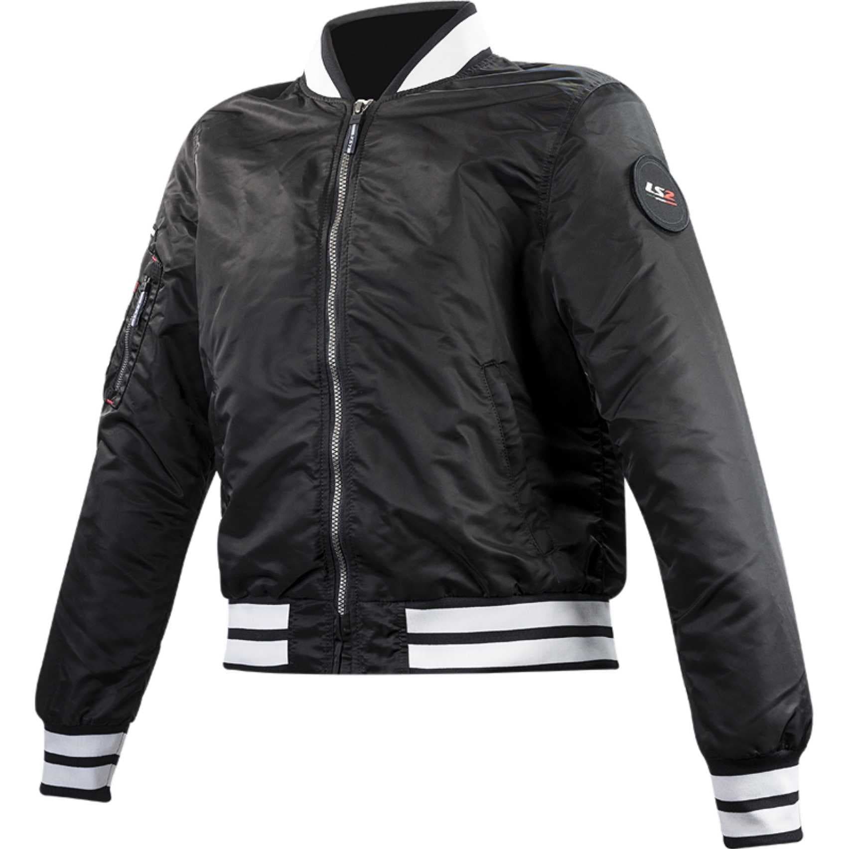 Veste Moto femme LS2 Brighton Lady list: Noir|Noir|Vert