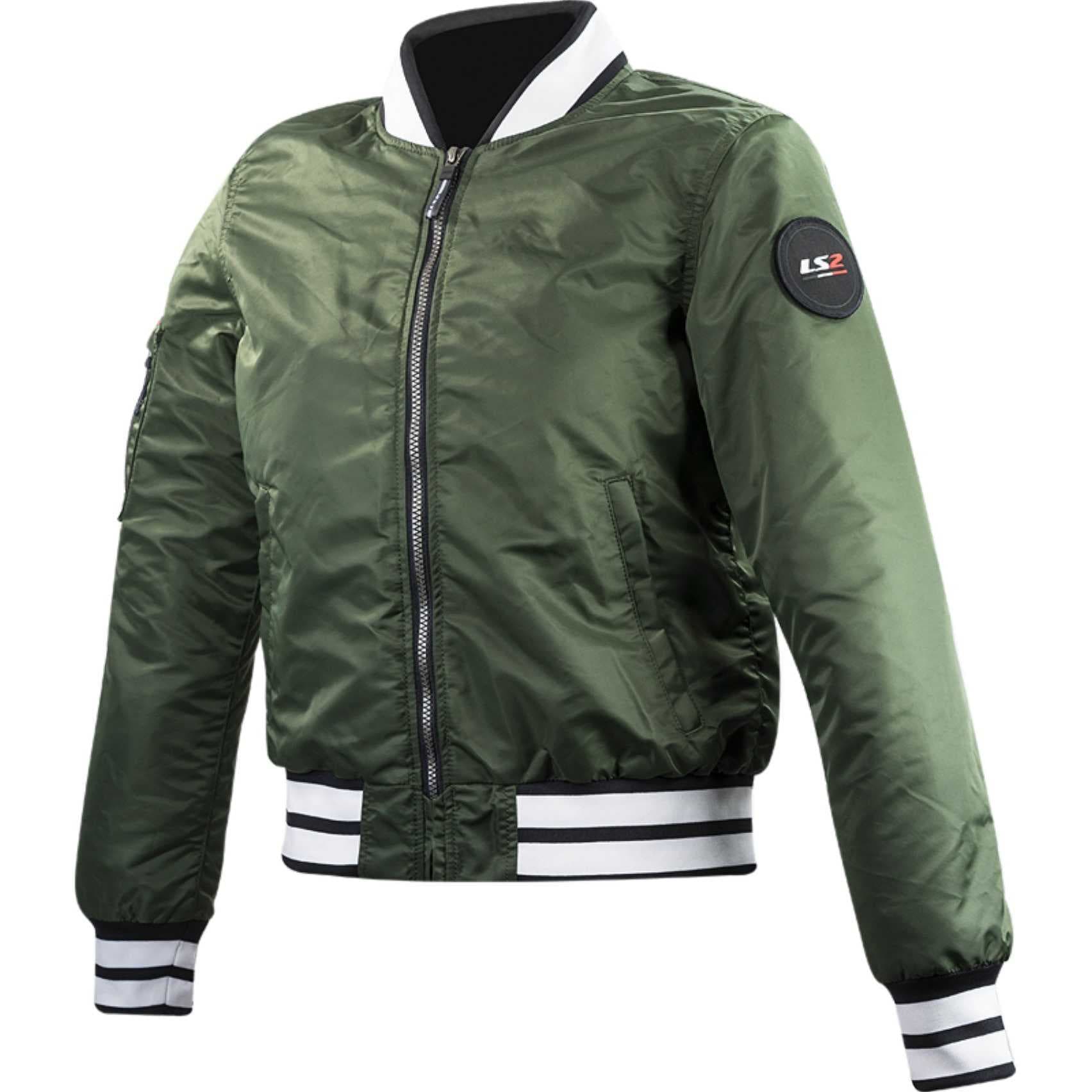 Veste Moto femme LS2 Brighton Lady list: Vert|Noir|Vert