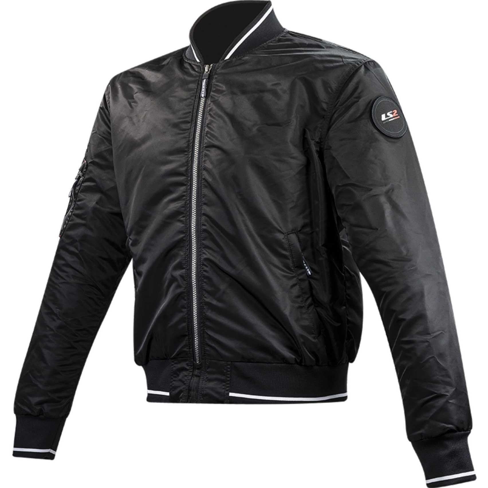 Blouson LS2 Brighton list: Noir|Noir|Vert
