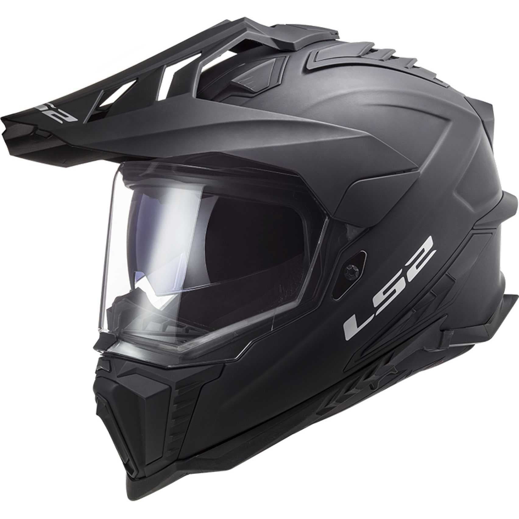 Casque LS2 MX701 Explorer list: Noir Brillant|Noir|Blanc
