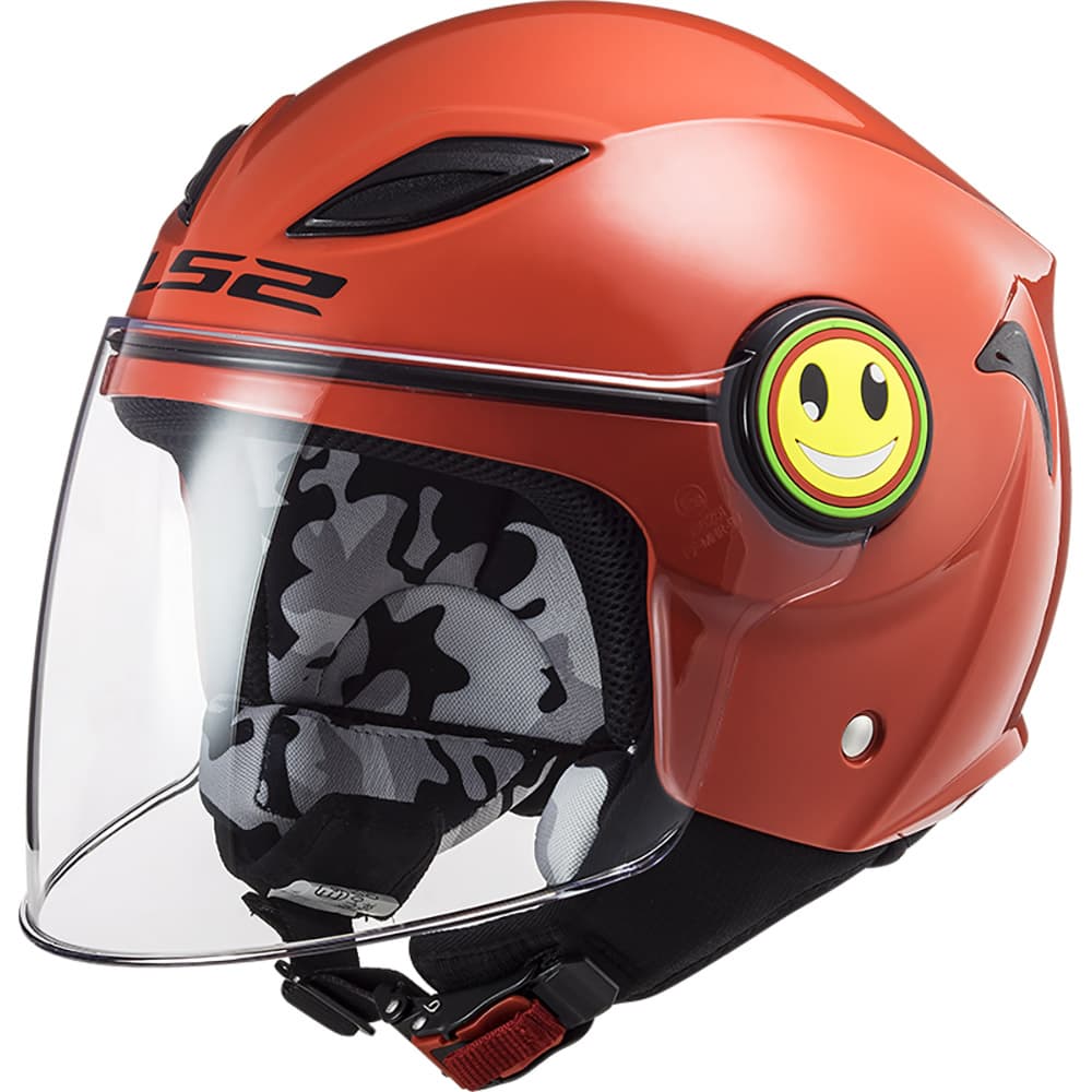Casque LS2 Funny OF602 | Casque Moto Enfant list: Rouge|Blanc|Rouge|Jaune|Vert|Rose|Multicolore