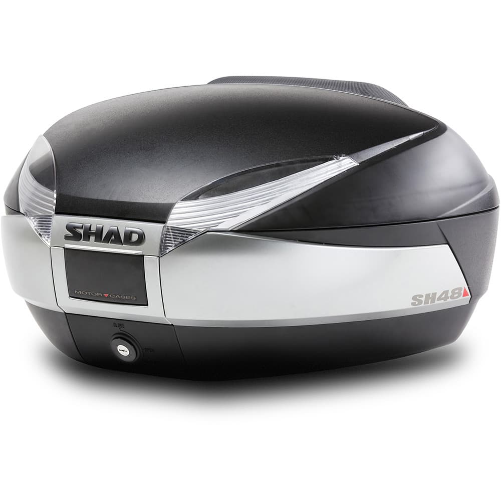 Top Case Shad SH48 Noir ou Gris list: Titanium|Noir|Gris|Multicolore