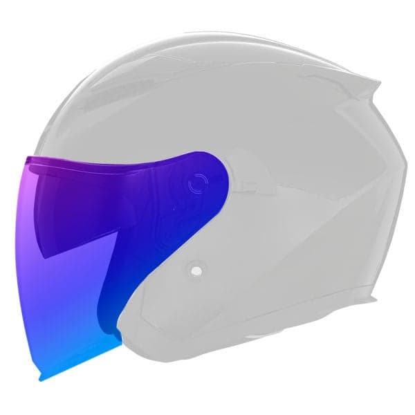 Visière Ecran Nox N129 Fumé ou Iridium Iridium Bleu