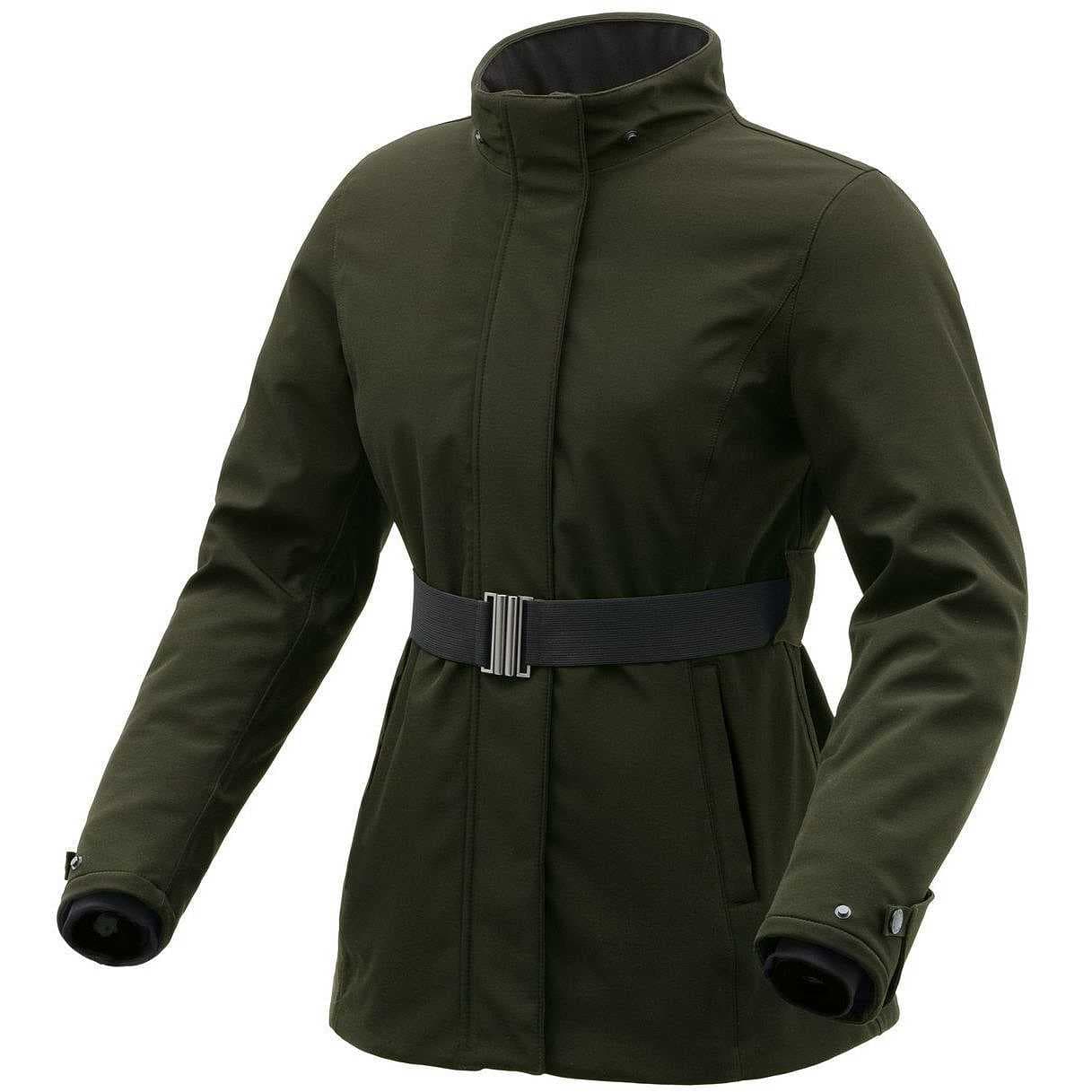Veste Moto femme Tucano urbano Cortina Airborne list: Vert|Noir|Vert
