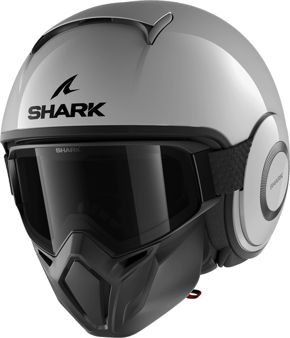 Casque Shark Street Drak list: CR Silver|Noir|Gris|Vert