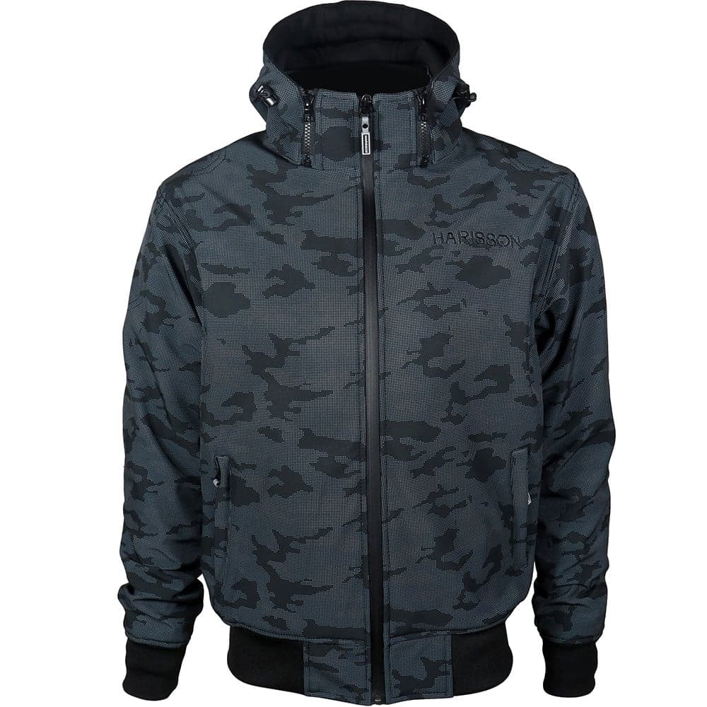 Veste Moto Eté Harisson Stewart Digit Camo list: Gris Camo|Gris