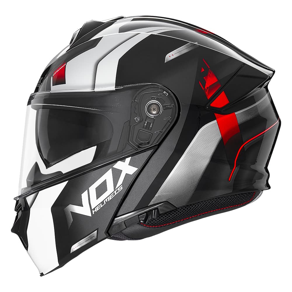 Casque Modulable Nox N960 list: Rouge / Blanc|Noir|Blanc|Gris|Rouge|Jaune|Bleu|Multicolore