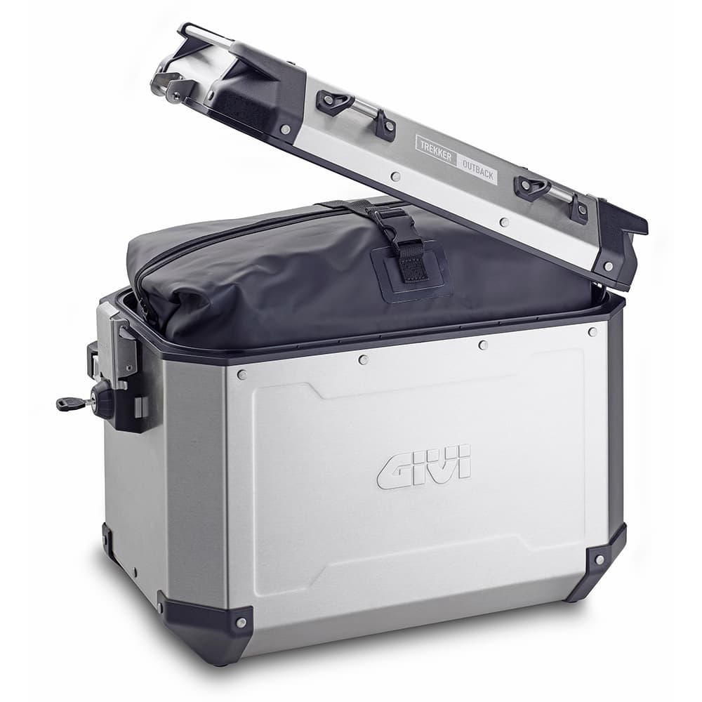Valises Latérales Moto Trekker Outback 37 Litres list: Aluminium |Noir|Gris