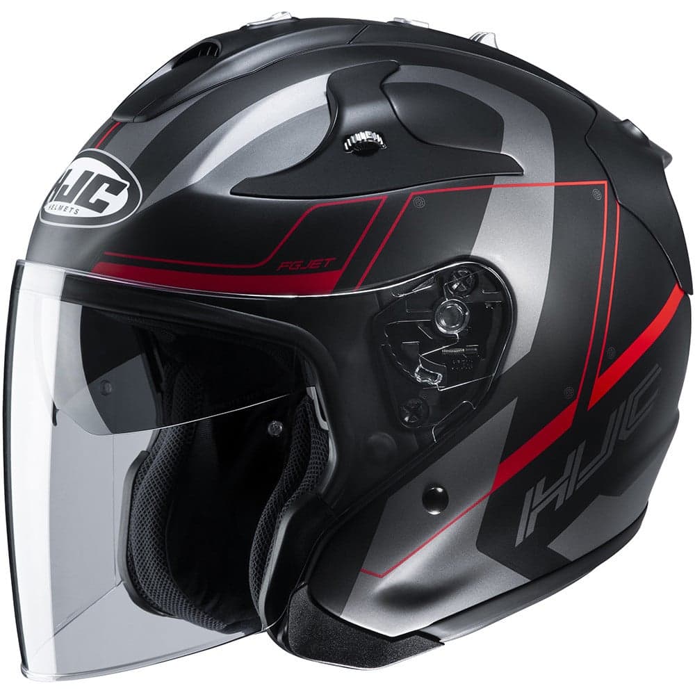 Casque HJC FG-Jet Komina list: Noir et Rouge|Noir|Blanc|Rouge|Jaune|Multicolore