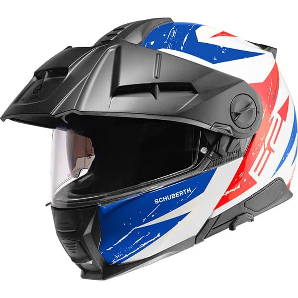 Casque Modulable Schuberth E2 Explorer list: Bleu Blanc Rouge|Noir|Blanc|Rouge|Orange|Bleu|Multicolore